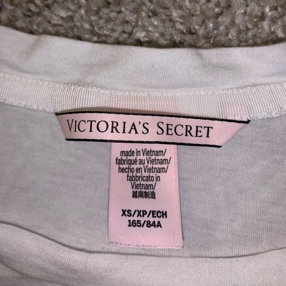 Victoria Secret Dream VS White Multicolor Shirt size XS - Picture 8 of 9